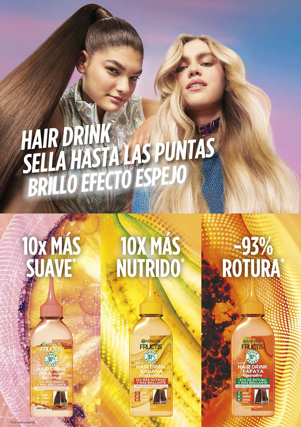 FRUCTIS Hair Drink ad design