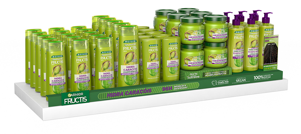 3D Fructis packs podium