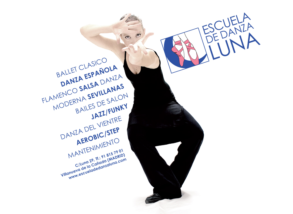 Flyer for a Dance School