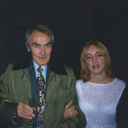 Elena Domingue con Wolmer Beltrami en 1998